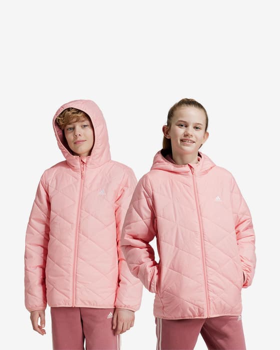 Casaco adidas Light Padded rosa claro infantil