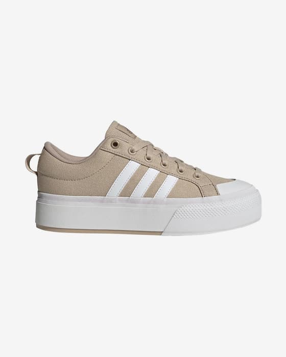 adidas Bravada 2.0 Canvas Mid-Cut shoes beige white Women