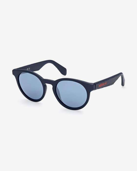 Gafas adidas Originals OR0056 azul rojo con lentes espejadas azul