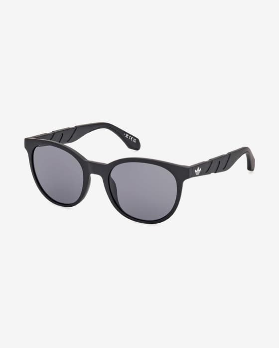 Gafas adidas Originals OR0102 negro mate lentes espejadas gris
