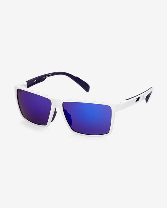 Gafas adidas Active Classic SP0034 White con lentes Contrast Mirror Blue Violet
