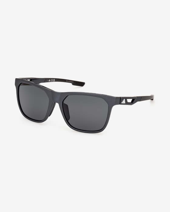 Gafas adidas Sport SP0091 negro mate lentes polarizadas ahumadas