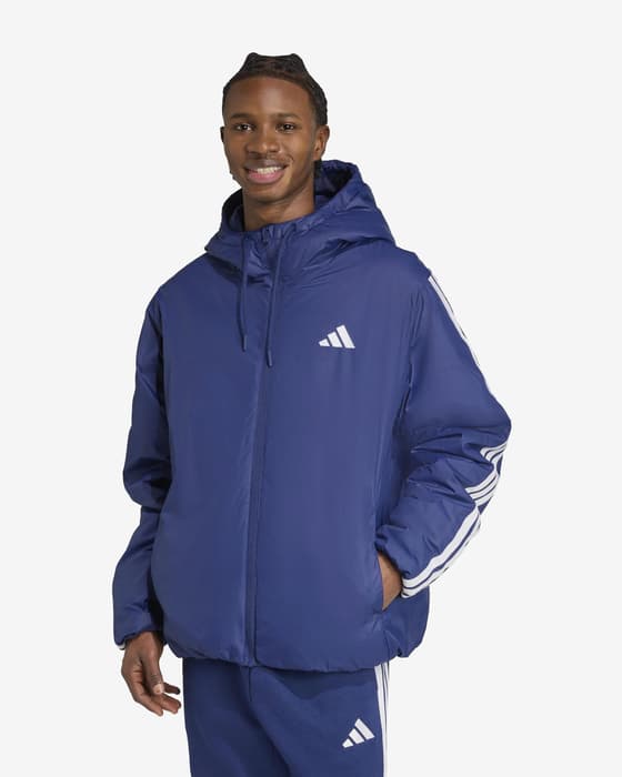 Chaqueta con capucha adidas Essentials CLIMAWARM Insulated azul oscuro