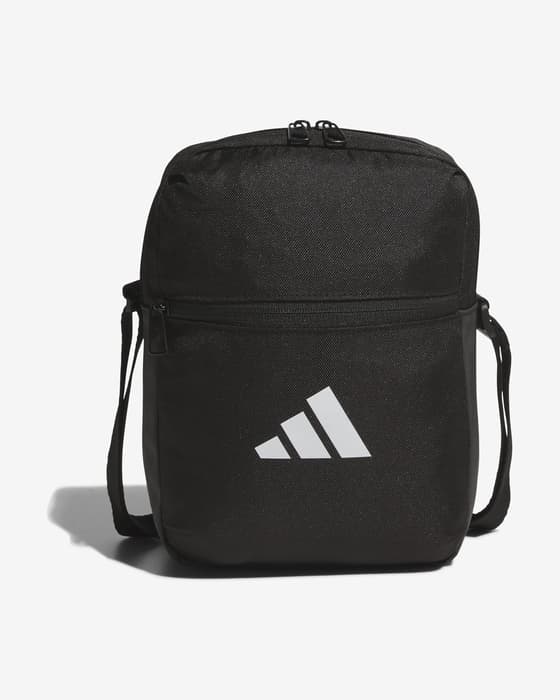 Bandolera adidas Basics negro puro blanco