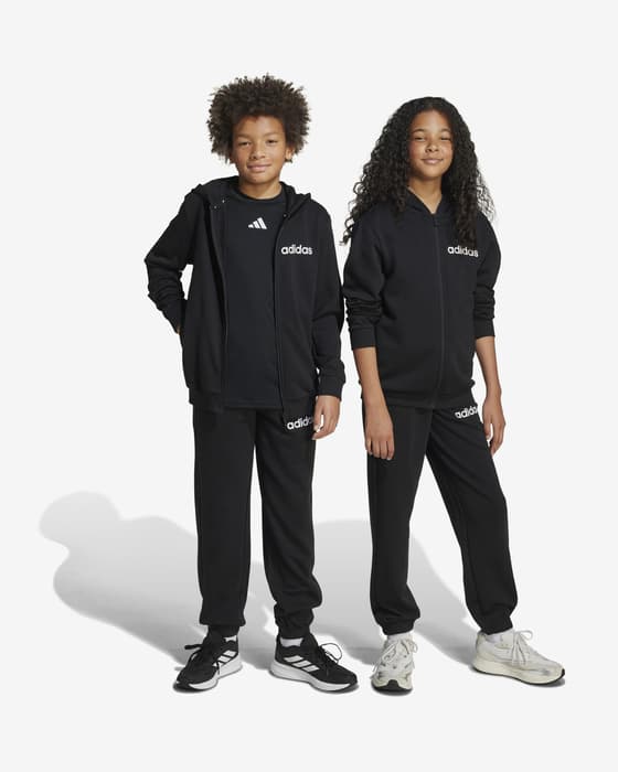 adidas Essentials Tracksuit black pure white Kids