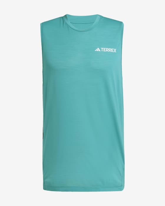 Camiseta adidas Terrex Xperior Climacool+ sin mangas verde negro
