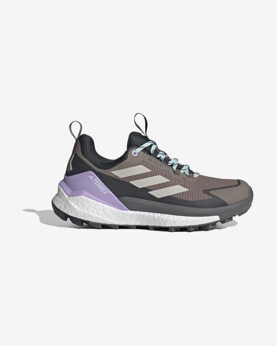 adidas Terrex Free Hiker 2.0 Low GORE-TEX dame brun lilla sneakers