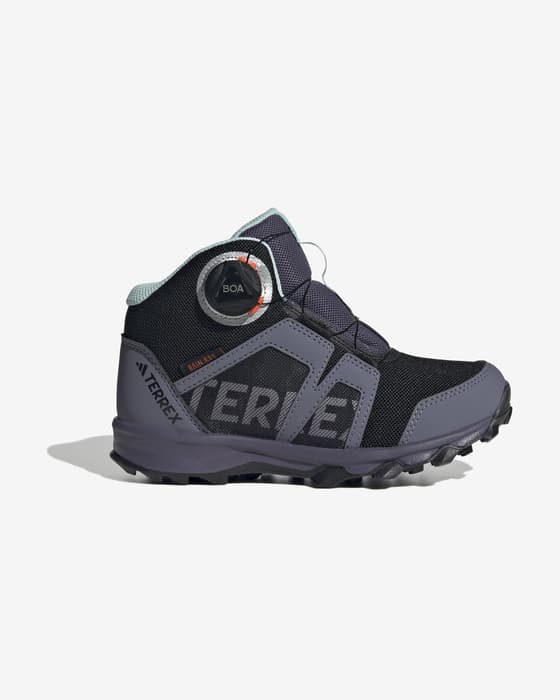 adidas Terrex BOA Mid RAIN.RDY Schuhe grau dunkel schwarz Kinder