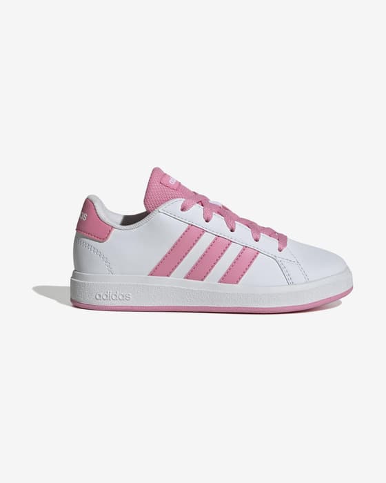 Zapatillas adidas Grand Court 2.0 blanco puro rosa claro infantil