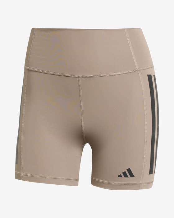 adidas Optime 3-Stripes 1/4 shorts brown black Women