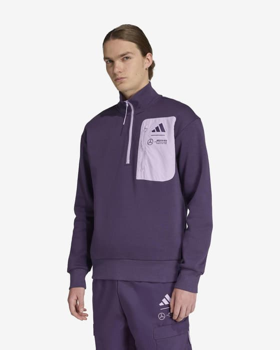 adidas Mercedes - AMG Premium Woven Hoodie Violet