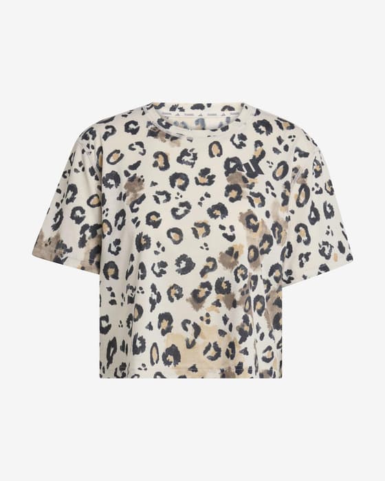adidas Essentials AOP T-Shirt leopardenmuster damen