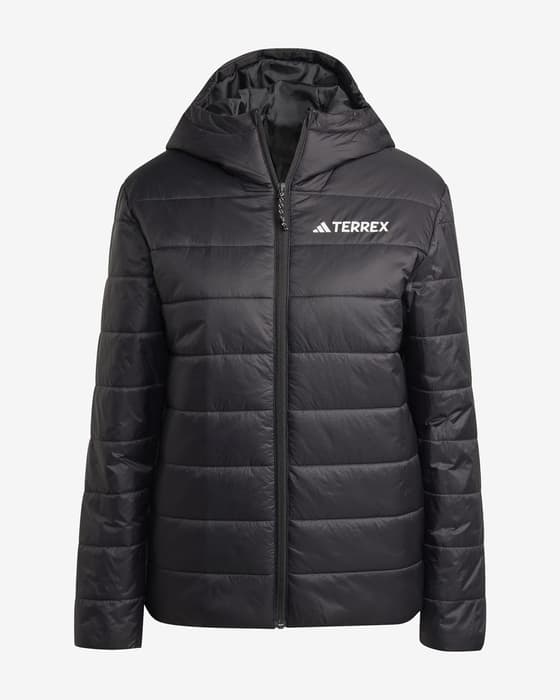 Chaqueta con capucha adidas Terrex Multi Essentials CLIMAWARM Insulated negro puro mujer