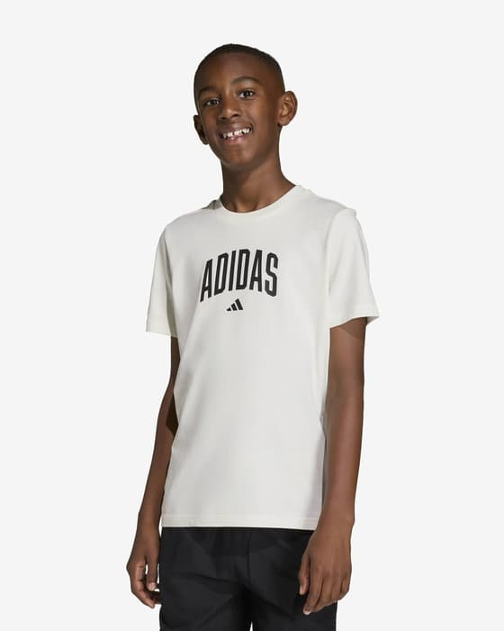 Camiseta adidas Collegiate Graphic manga corta blanco puro junior