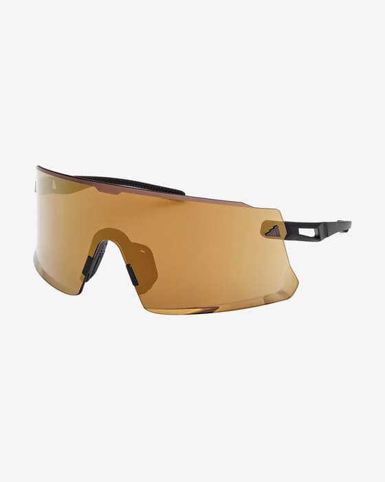 Gafas adidas Sport SP0100 negro con lentes espejadas marrón
