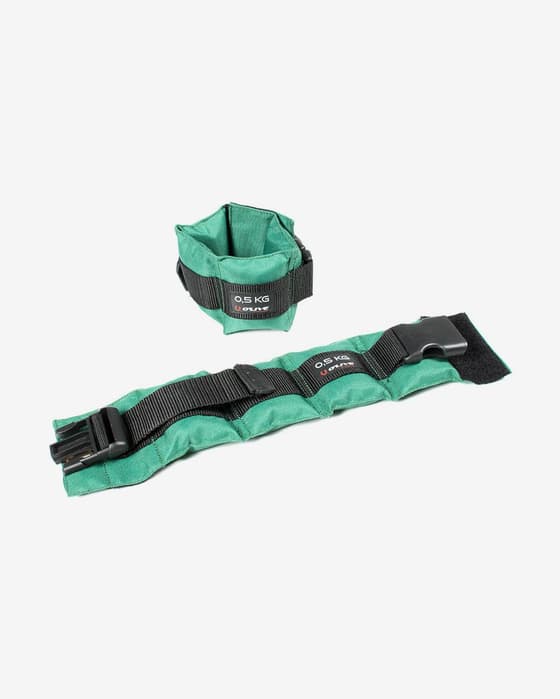 Chevillères protège-poignets O'LIVE 0,5 kg vert (Paire)