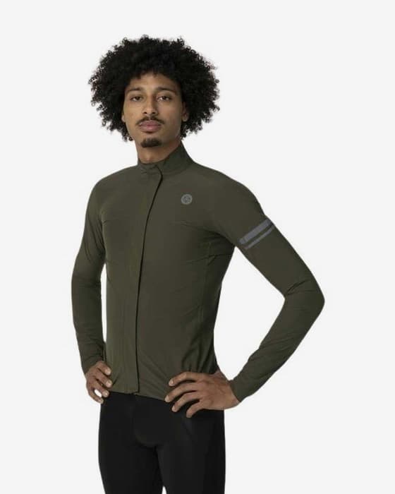 Agu Prime Rain Jacket II Essential Long Sleeve Jersey Dark Green