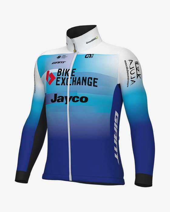 Maillot Team BikeExchange 2022 manche longue bleu
