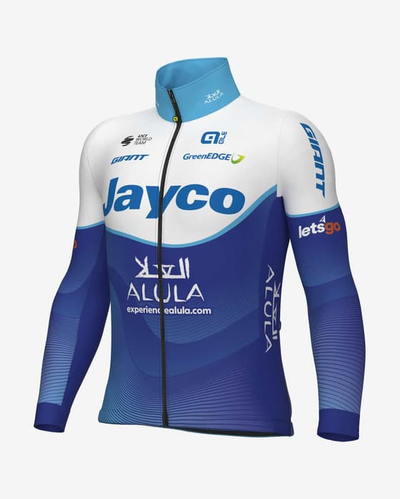Chaqueta Team Jayco AlUla 2023 Prime azul blanco