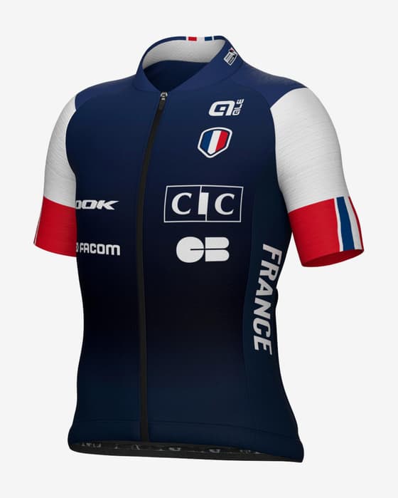 Maillot Fédération Française de Cyclisme 2024 manche courte bleu enfant