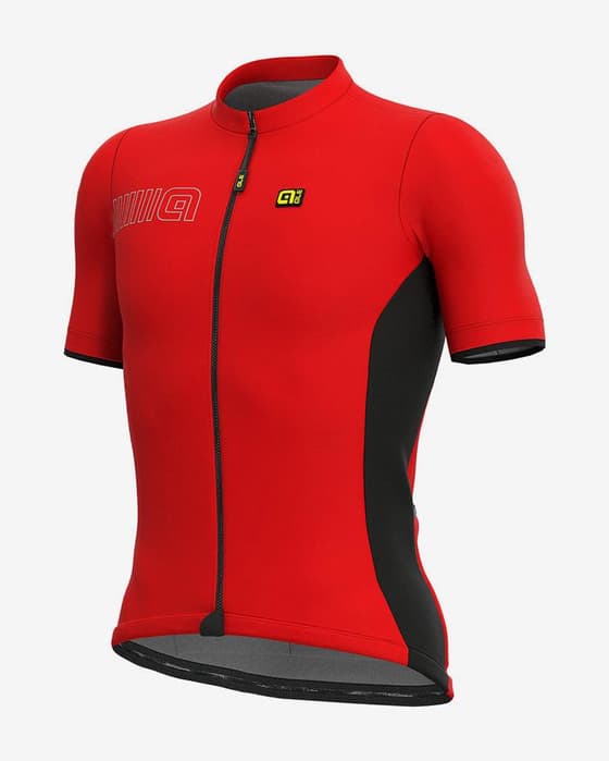 Maillot Alé Color Block manche courte rouge noir
