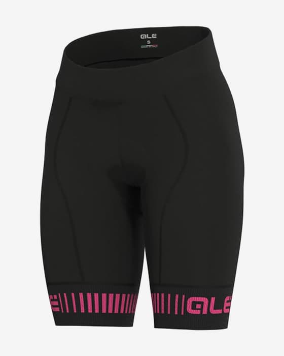Culote sin tirantes Alé Strada negro rosa mujer