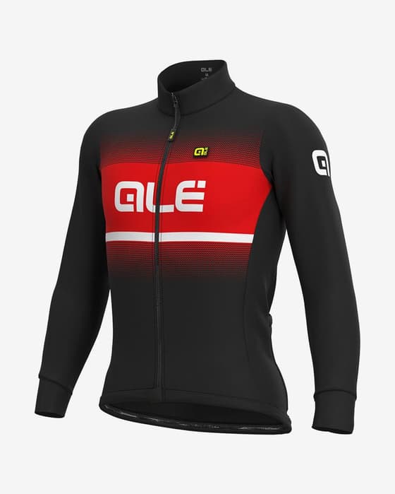 Maillot Alé Blend manga larga negro rojo