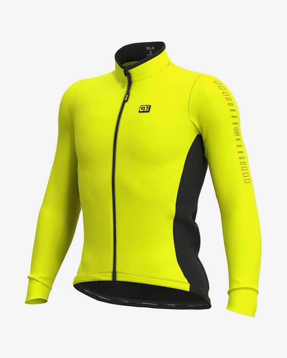 T-shirt Alé Fondo manche longue jaune fluo
