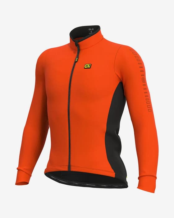 T-shirt Alé Fondo manche longue orange fluo