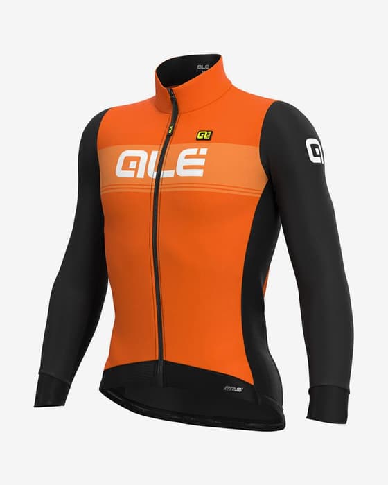 T-shirt Alé Logo manche longue orange noir