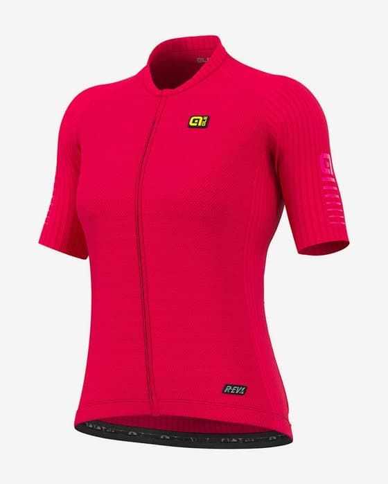 Maillot Alé R-EV1 Silver Cooling manche courte rouge clair femme