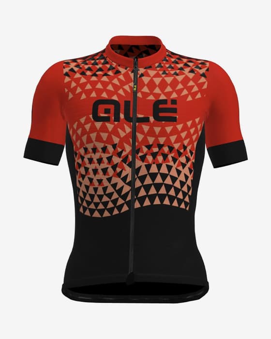 Maillot Alé Flags Limited Edition manche courte noir rouge