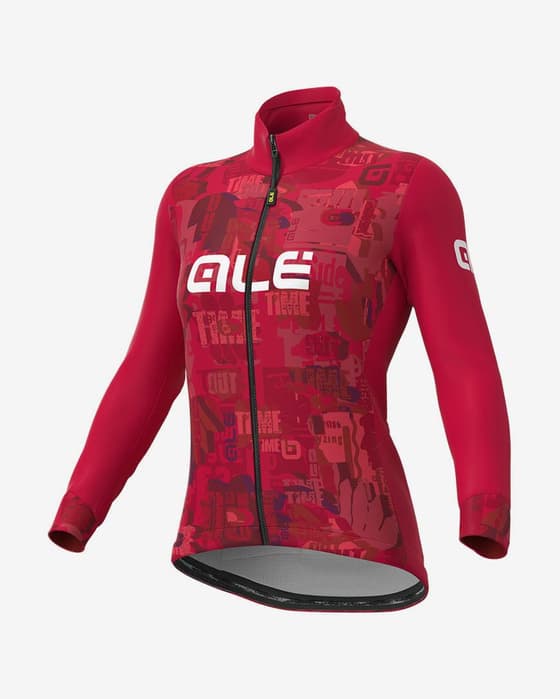 Chaqueta Alé Solid Break rojo burdeos mujer