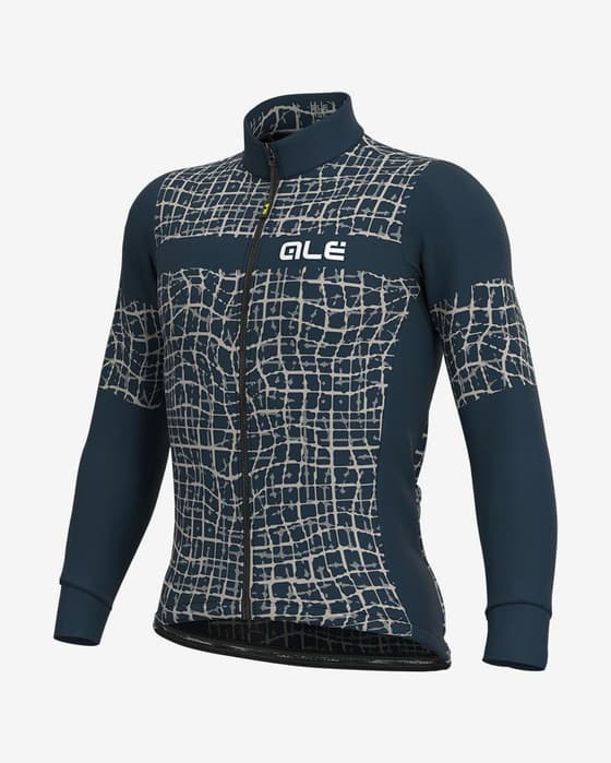 Maillot Alé Solid Wall manga larga azul gris