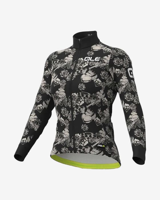 Maillot Alé PRR Las Vegas manche longue noir gris femme
