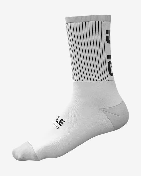 Calcetines Alé Fence PrimaLoft blanco negro