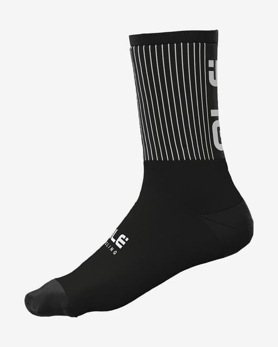 Calcetines Alé Fence PrimaLoft negro blanco