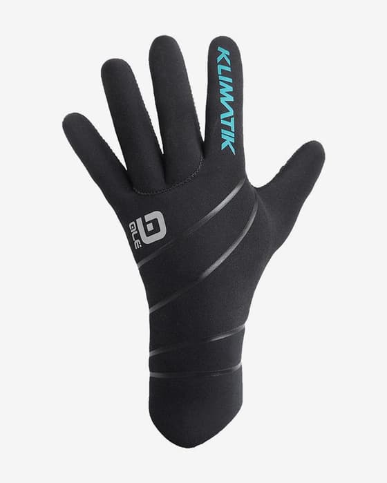 Guantes largos Alé Neoprene negro azul