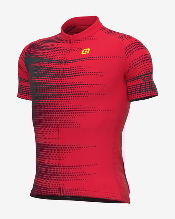 Maillot Alé Solid Turbo manche courte rouge clair
