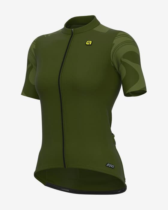 Maillot Alé R-EV1 Artika manche courte vert olive femme