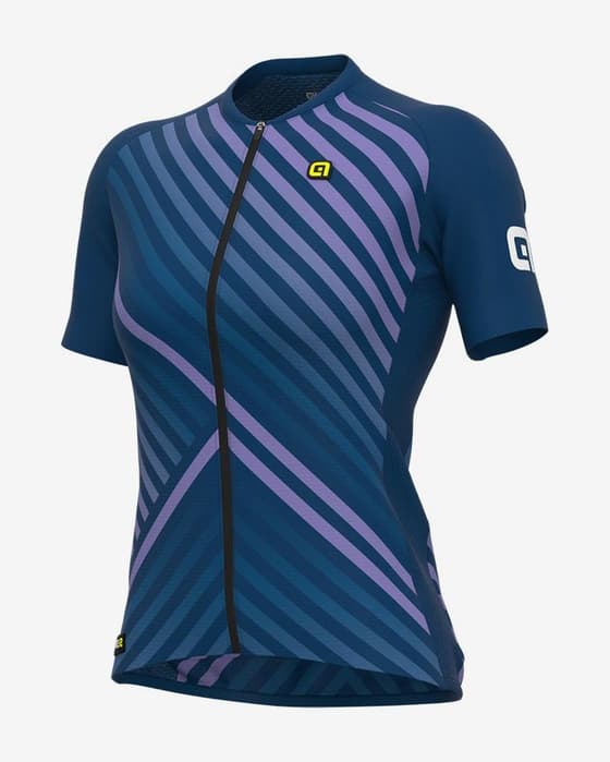 Maillot Alé PRR Fast manga corta azul lila mujer