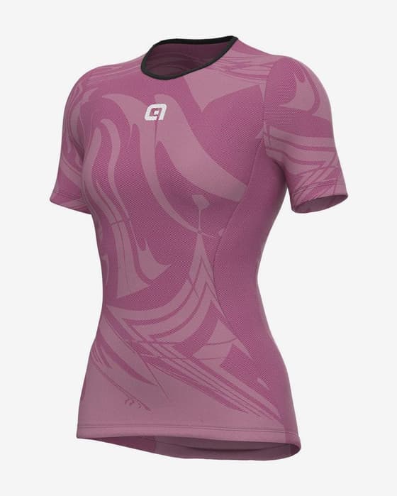 Camiseta interior Alé Etesia manga corta morado mujer
