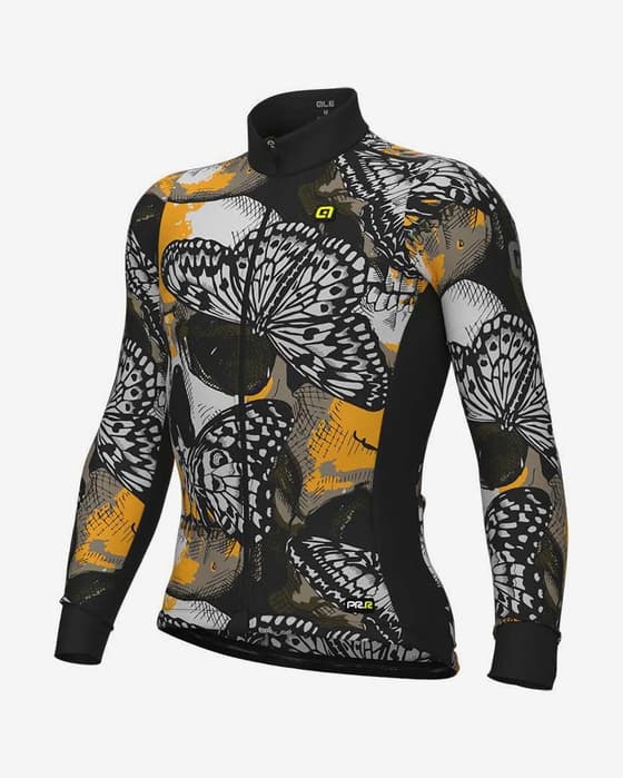 Maillot Alé PRR Falena manche longue orange noir gris