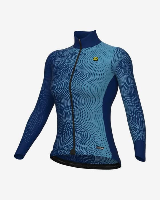 Maillot Alé PRS Circus manga larga azul luminoso mujer
