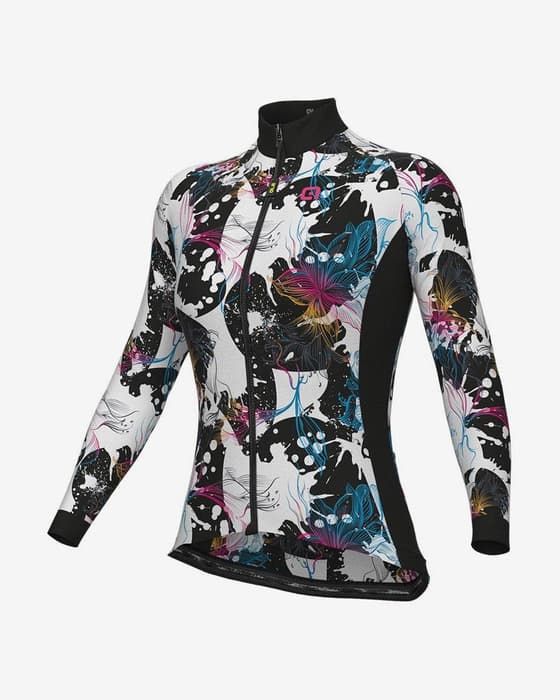 Maillot Alé Solid Chios manga larga blanco negro multicolor mujer