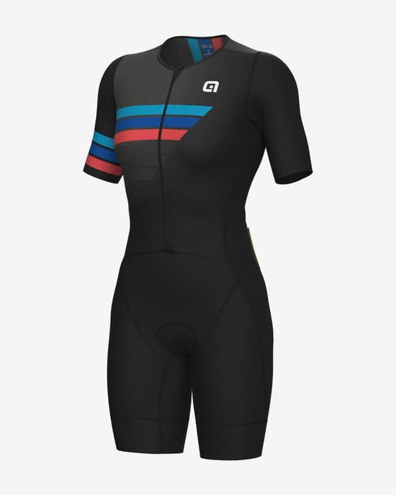 Alé Trigger Short Sleeve Trisuit Black Women