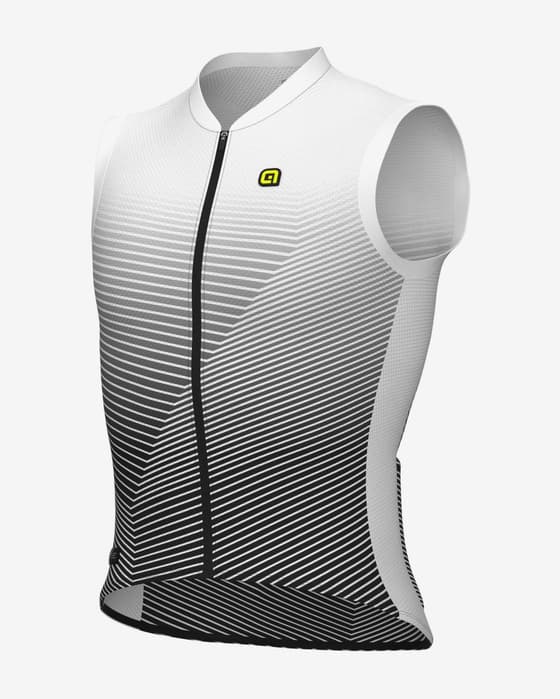 Maillot Alé PR.E Modular sans manches blanc
