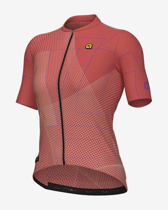 Maillot Alé PR.E Synergy manche courte rouge corail femme