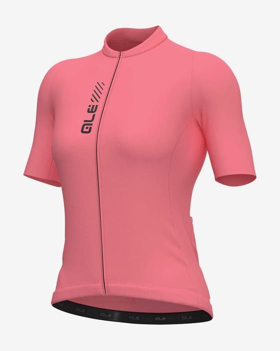 Maillot Alé PRAGMA Color Block manche courte rose clair femme