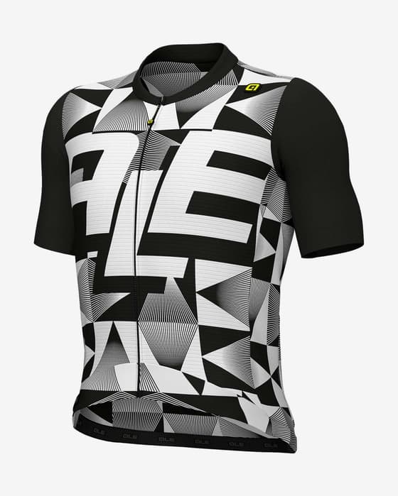 Maillot Alé PR.E Multiverso manches courtes noir blanc gris